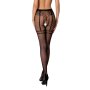 Passion Strumpfhose open ouvert tights black S/L