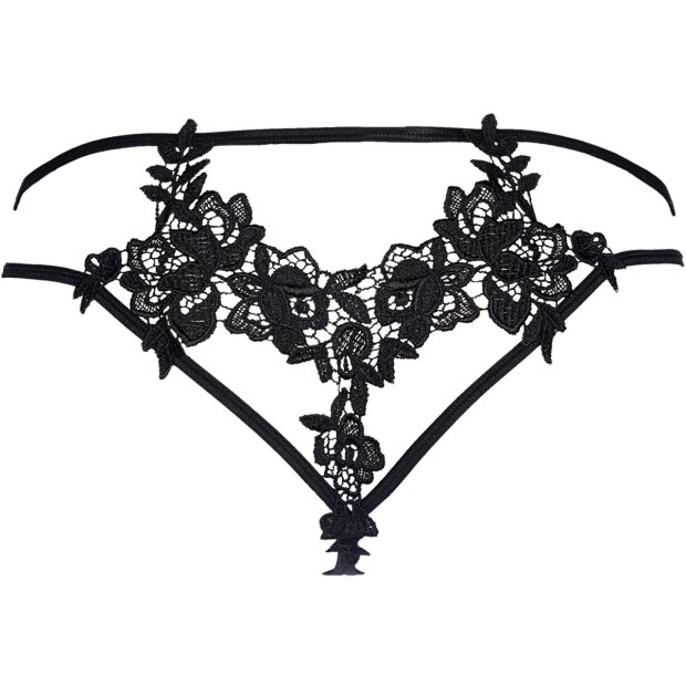 Axami string beige-black