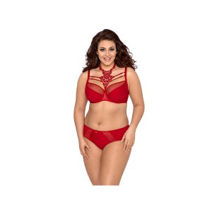 Axami Plus Size bra red
