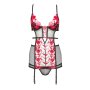 Beauty Night Fashion Evangelina chemise black-red