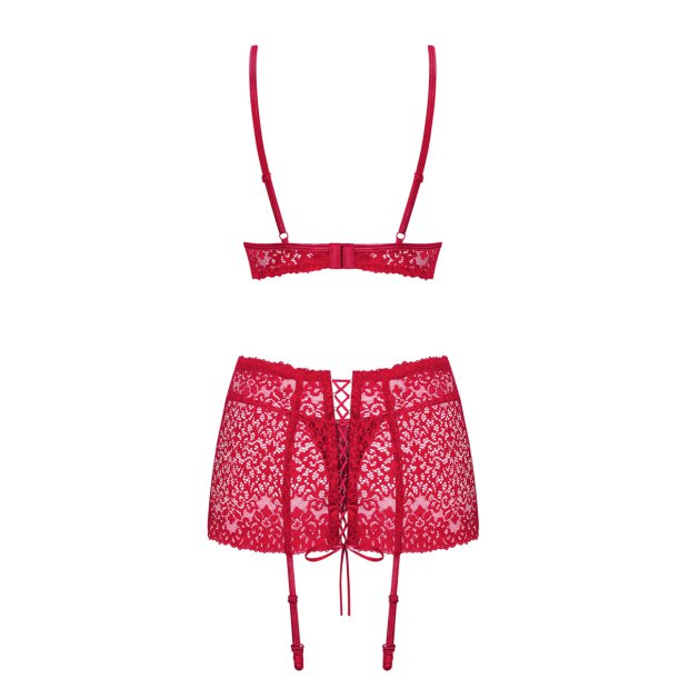 Obsessive Lividia 3pcs set red