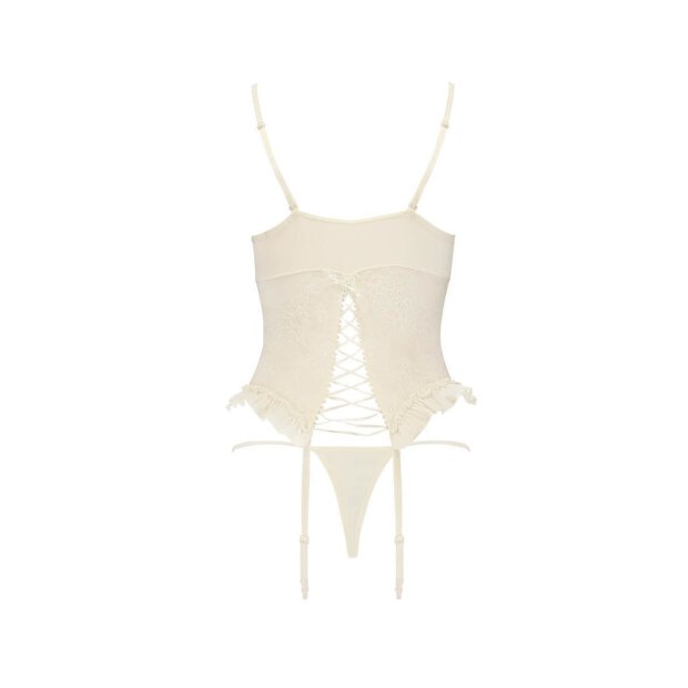 Avanua Bianca corset & thong ecru