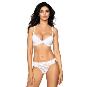 Róza Carmen push-up bra white
