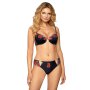 Róza Natali string black