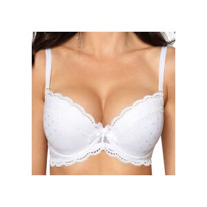 Róza LaGerta push-up bra white
