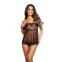 Axami babydoll & string black