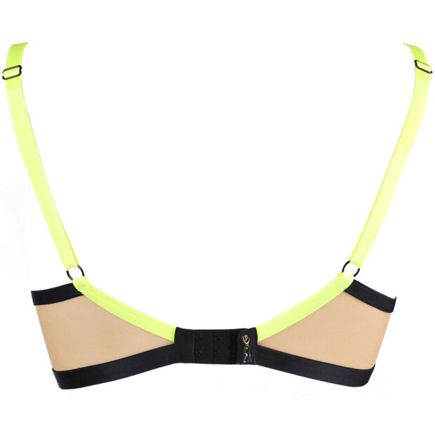 Axami push-up bra beige-black