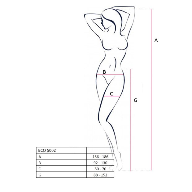Passion ECO Strumpfhose ouvert red