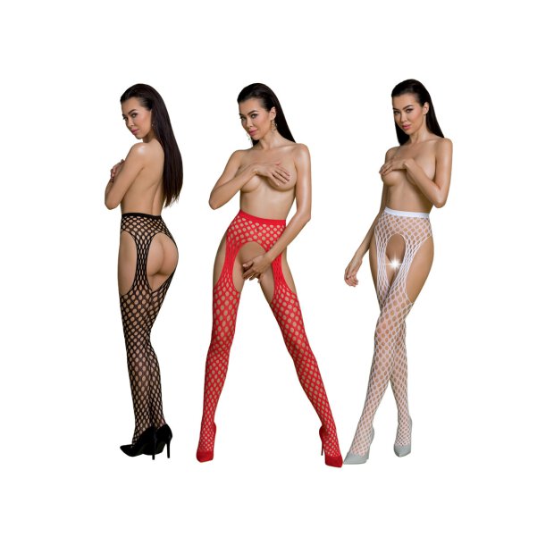 Passion ECO Strumpfhose ouvert red