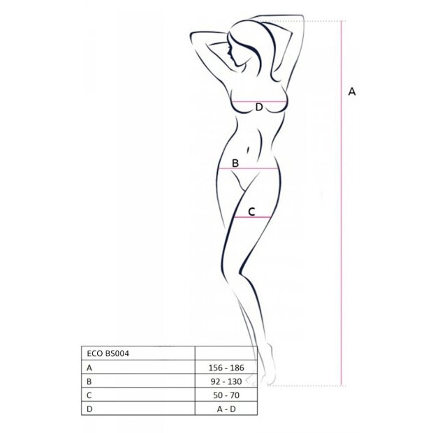 Passion ECO Bodystocking black