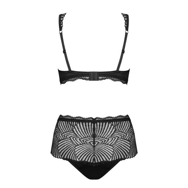 Obsessive Klarita 2pcs set black