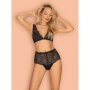 Obsessive Klarita 2pcs set black