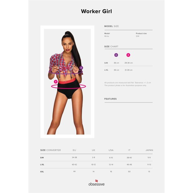Obsessive Worker girl costume