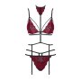 Obsessive Sugestina 3pcs set red
