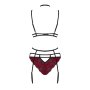 Obsessive Sugestina 3pcs set red