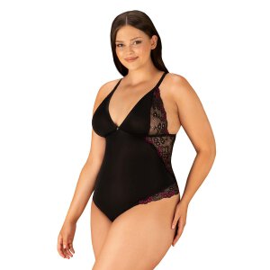 Obsessive Vanessme teddy black Size Plus