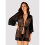 Obsessive Allunes peignoir black-leo