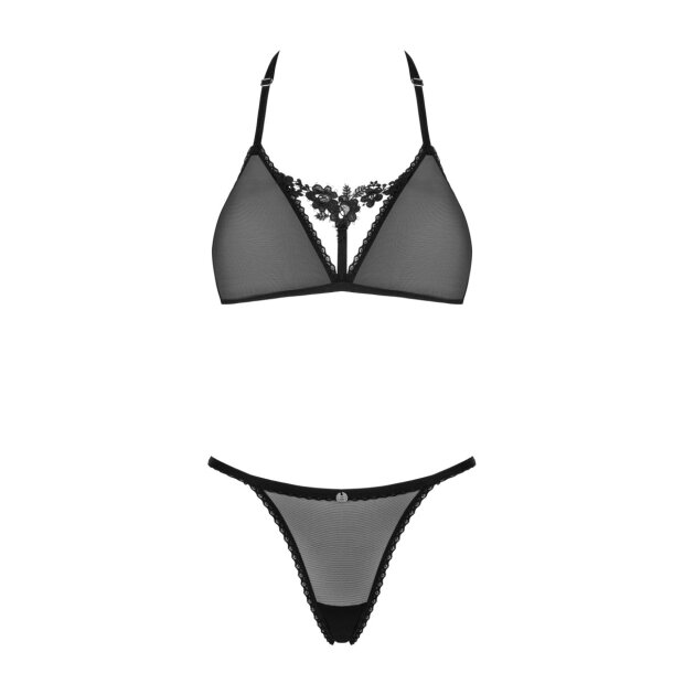 Obsessive Celia Noir 2pcs set black