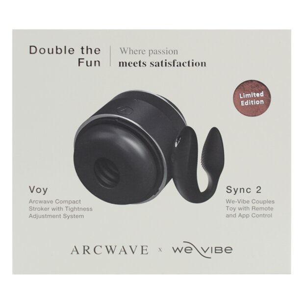 Arcwave Voy & We-Vibe Sync 2 Set black