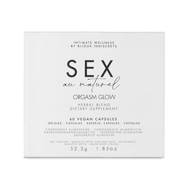 Bijoux Indiscrets - Sex au Naturel Orgasm Glow 60 Capsules