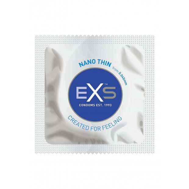 EXS Nano Thin - Condoms - 3 Pieces