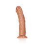 Curved Realistic Dildo with Suction Cup - 7" / 18 cm