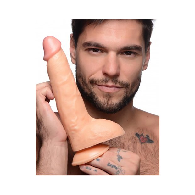 XR Brands Beefy Brad 9 Dildo with testicles skin-colored 23 cm