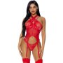 Forplay Steal Your Heart lingerie set with little hearts red L