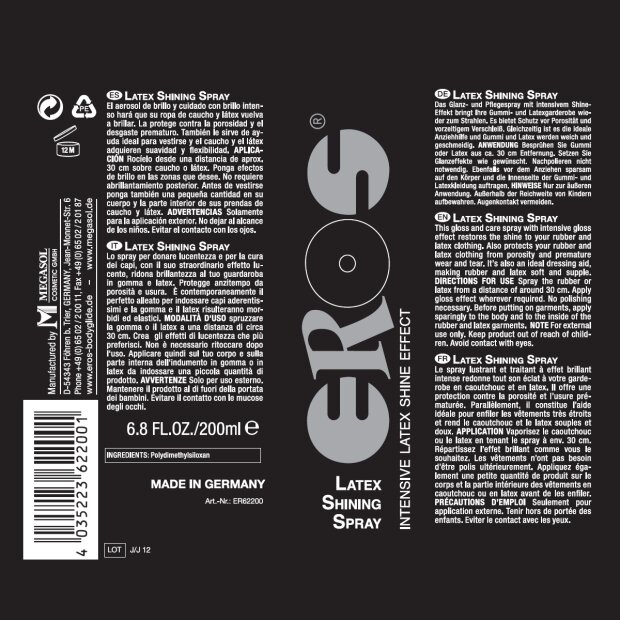EROS Latex Shining Spray 200ml