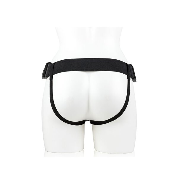 Vibrating Hollow Strap-On without Balls - 24,5 cm