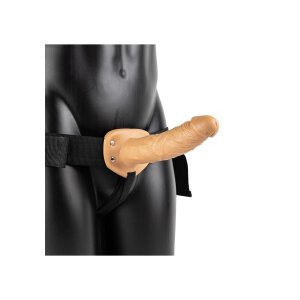 Vibrating Hollow Strap-On without Balls - 24,5 cm