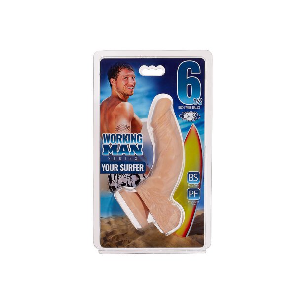 Cloud 9 - Your Surfer Saugnapf Dildo 16,5 cm