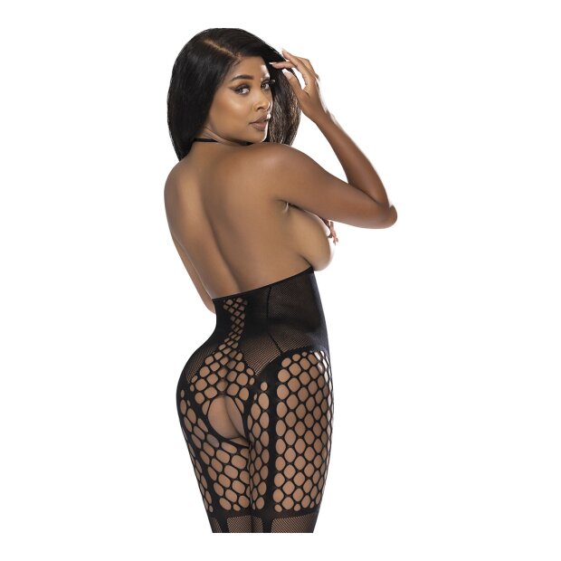 Magic Silk - Cupless and Crotchless Catsuit - One Size