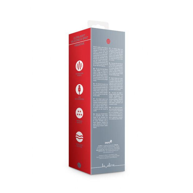Loveline Ultra Soft Silikon G-Punkt Vibrator grau
