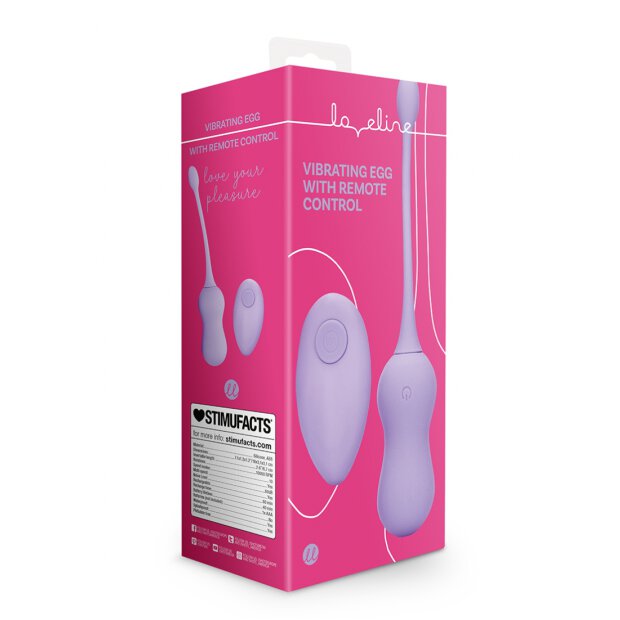 Loveline Vibro Egg with remote control purple