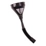 Shots head harness with open mouth gag, stopper and funnel black