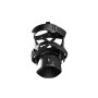 Shots head harness with zipper and lock black