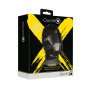 Shots mask with blindfold and breathable ball gag black