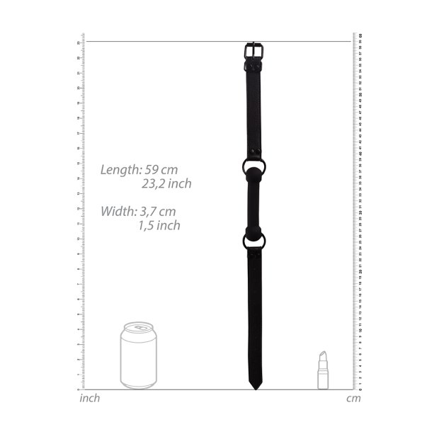 Shots silicone bite gag with nipple clamps black