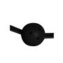 Shots head harness with mouth mask and integrated ball gag black