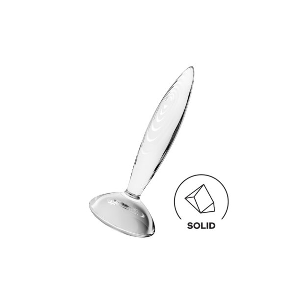 Sparkling Crystal - Glass Dildo - Transparent