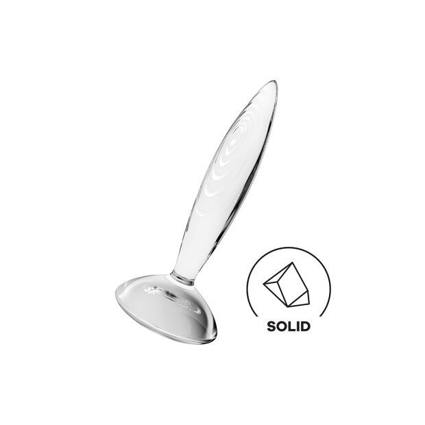 Sparkling Crystal - Glass Dildo - Transparent