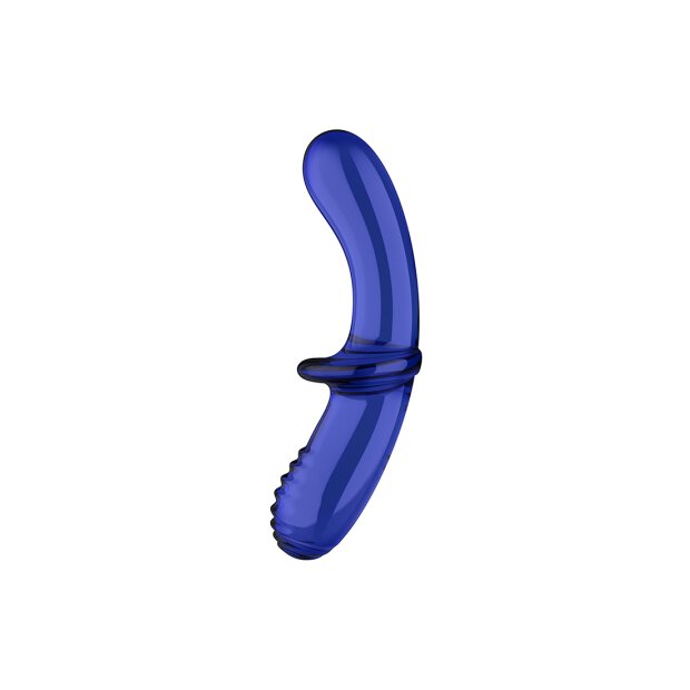 Satisfyer Double Crystal Glass Dildo Light Blue