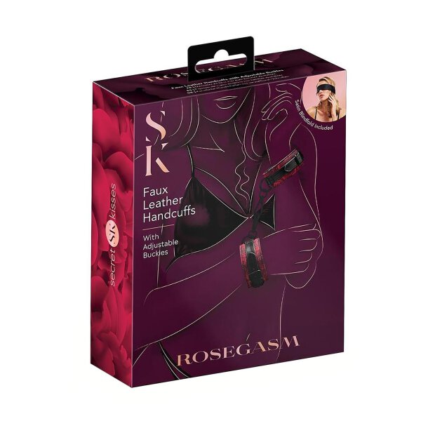 Secret Kisses Rosegasm Buckle Cuffs