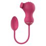 Essentials Flexible Dual Stimulator And Vibrating Egg Pink