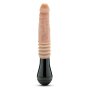 Dr. Skin Silicone Dr. Knight Thrusting Gyrating Vibrating Dildo Beige 27,5 cm