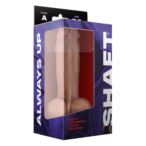 Shaft Model A 7,5 Inch Liquid Silicone Dong With Balls Pine 19 cm
