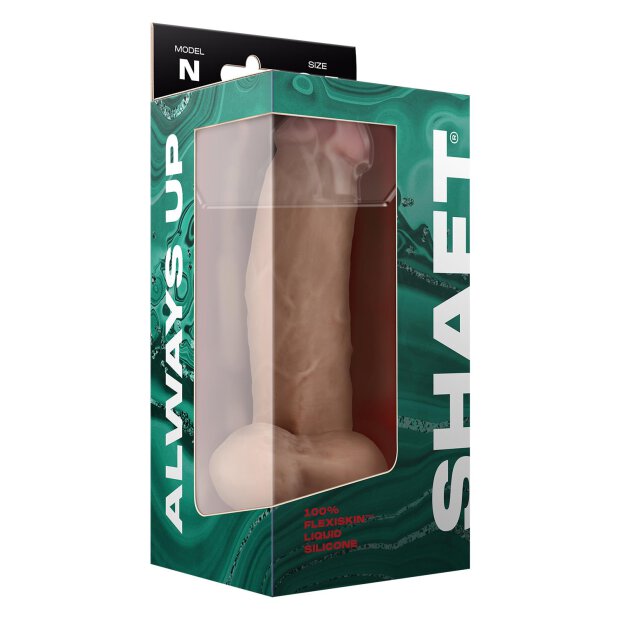 Shaft Model N 8,5 Inch Liquid Silicone Dong With Balls Pine 21,5  cm