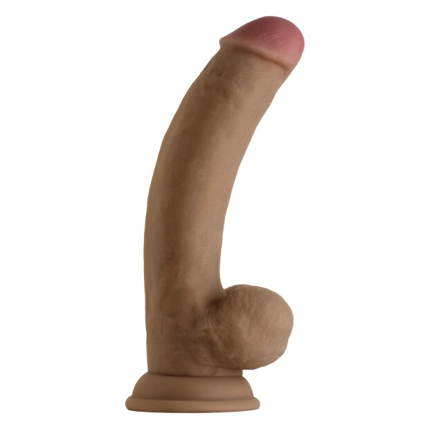 Shaft Model C 8,5 Inch Liquid Silicone Dong With Balls Oak 21,5 cm