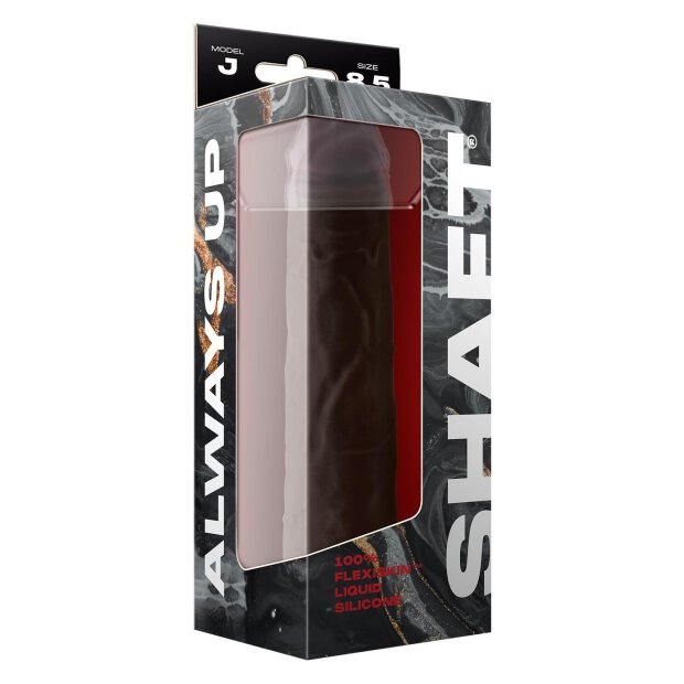 Shaft Model J 8,5 Inch Liquid Silicone Dong Mahogany 21,5 cm